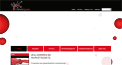 Desktop Screenshot of marketingnetz.com