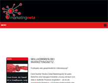 Tablet Screenshot of marketingnetz.com